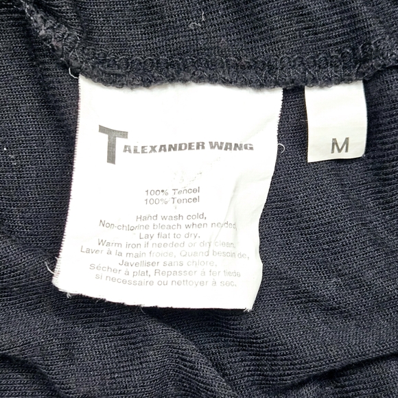 Alexander Wang Black Tunic or Dress Tencel Sleeveless - Picture 7 of 7